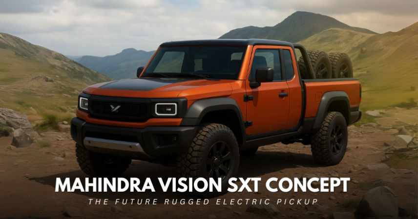 Mahindra Vision SXT Concept The Future Rugged Electric Pickup
