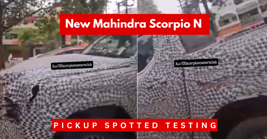Scorpio N Pickup On-Road Testing in India
