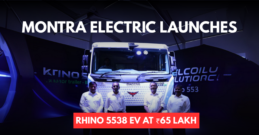 Montra Electric Rhino 5538 EV in action