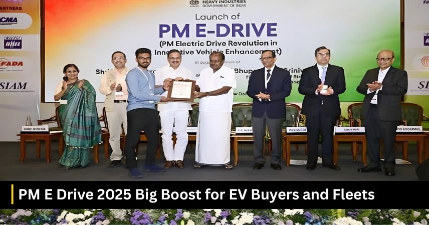 PM E Drive 2025 Big Boost for EV Buyers and Fleets