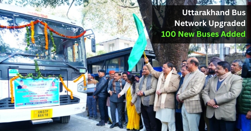 Uttarakhand Bus Network Upgraded 100 New Buses Added