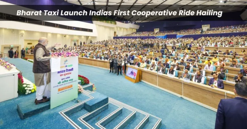 Bharat Taxi Launch Indias First Cooperative Ride Hailing