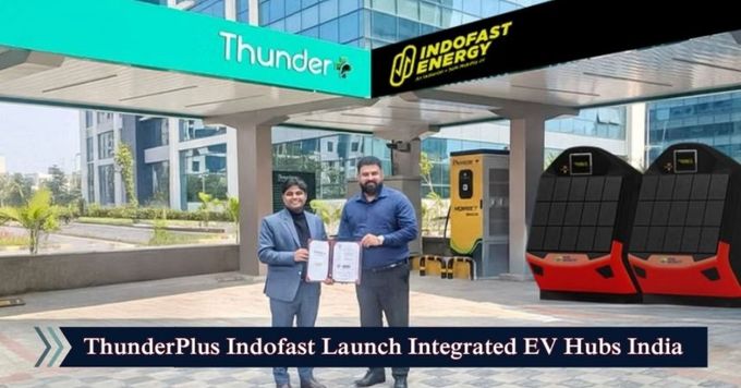 ThunderPlus Indofast Launch Integrated EV Hubs India