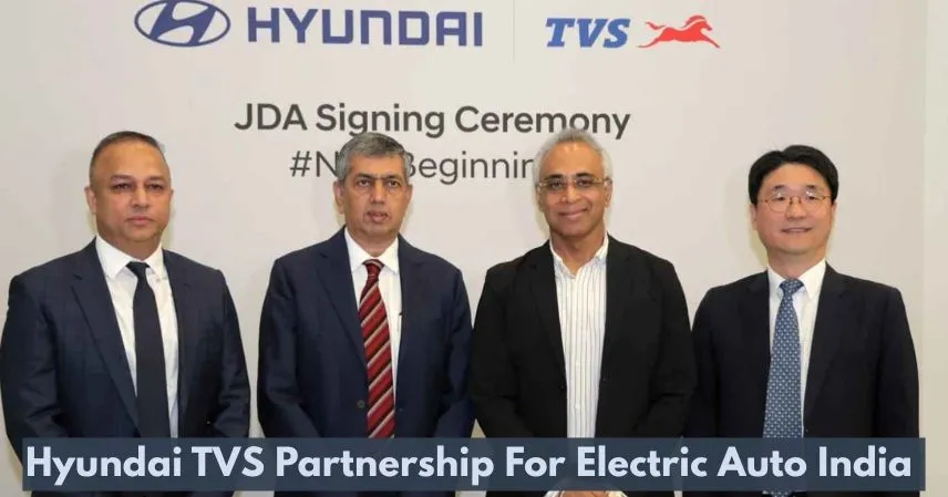 Hyundai TVS Partnership For Electric Auto India