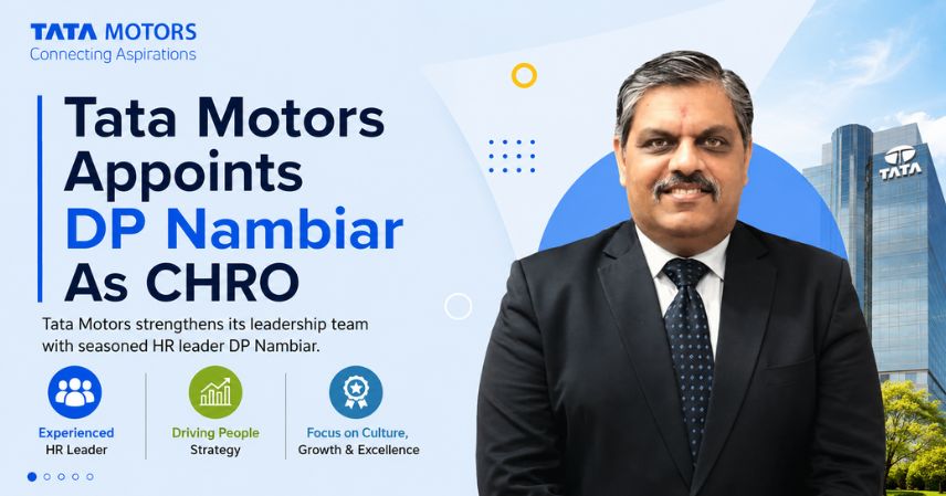 Tata Motors Appoints DP Nambiar As CHRO